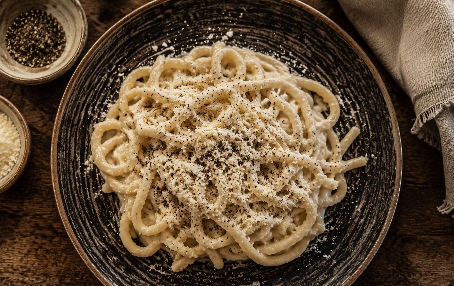 Pici cacio e pepe
